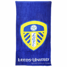 100% algodón Leeds United lema cómodas toallas de playa